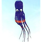 Ultra Large 300 Inches Octopus Parafoil Kite with Handle & String, Beach Park Garden Outdoor Fun, 7.5M