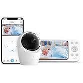 eufy Baby Monitor E20 with 2K Camera, Hybrid Wi-Fi and No Wi-Fi Connection, App and Monitor Control, Ultra-Clear Night View, 