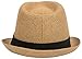 DRY77 Mens Womens Straw Summer Short Brim Fedora Hat Trilby Beach Gangster Hot