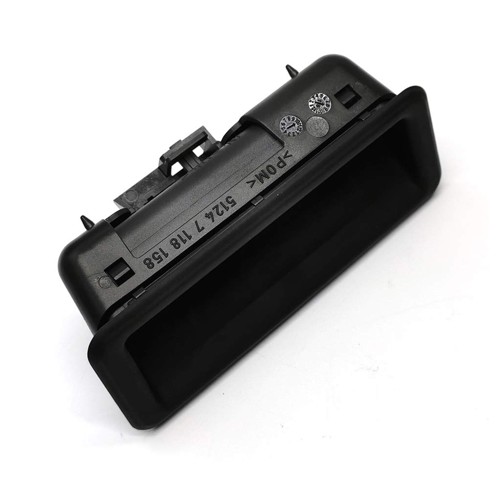 Photo 1 of Trunk Lid Lock Release Push Button Handle Switch Compatible with BMW Series 1 3 5 X6 X5 X1 E60 E90 E91 E92 E93 E70 E71 51247118158 51-24-7-118-158 7118158