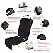 Car Seat Protector, Baird Stone Car Seat Protector Mat with Thick Padding for Child & Baby Car Seat Cover Pad with Storage Pockets