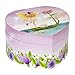 Jewelkeeper Heart Shaped Music Jewelry Box with Dancing Fairy, Flower Design, Waltz of The Flowers Tune