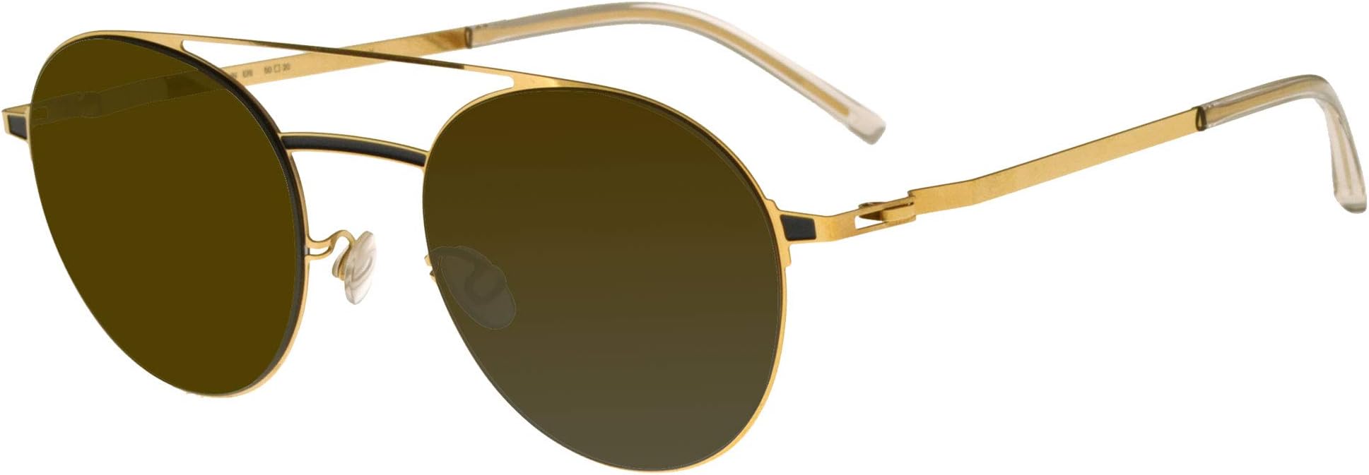 Mykita ERI GOLD INDIGO/RAW GREEN SOLID 22/22/0 unisex Sunglasses