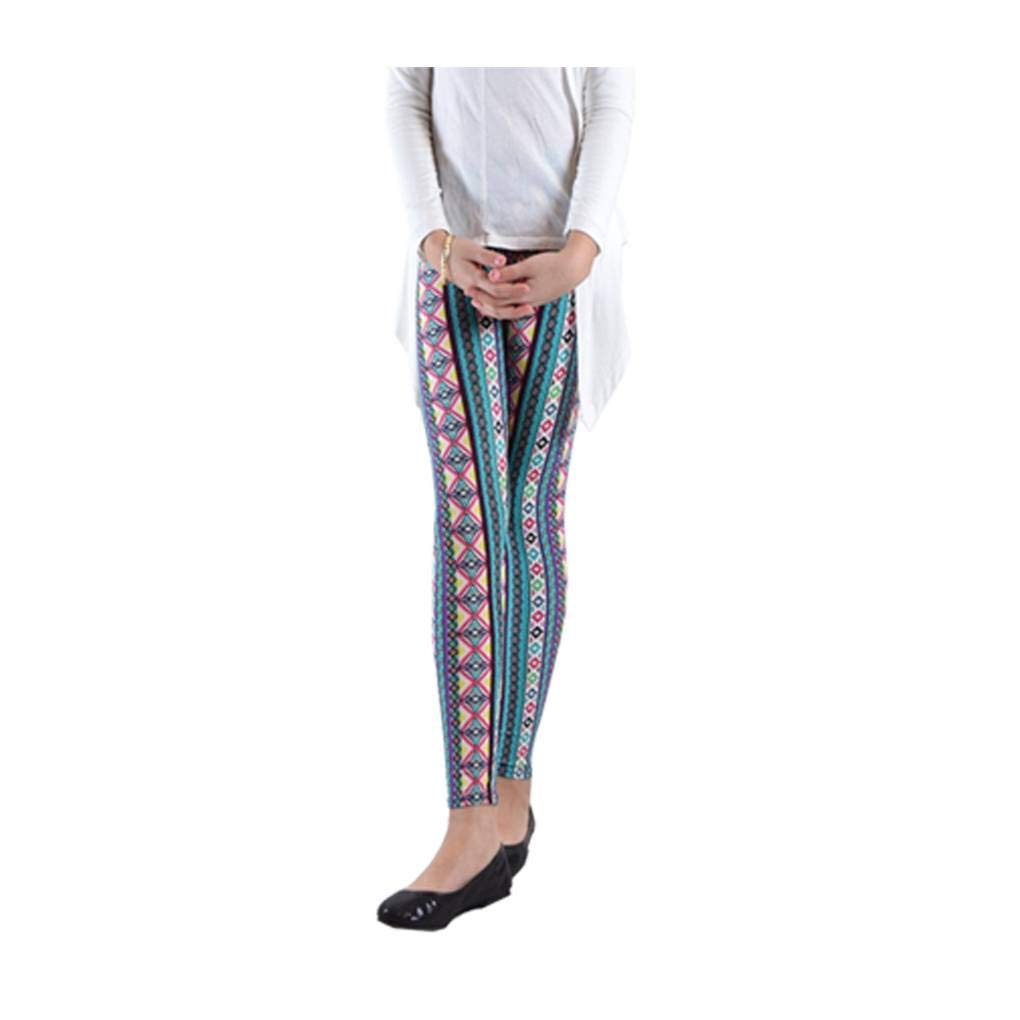 Dinamit Jeans Girl's Fun Printed Leggings Stripes