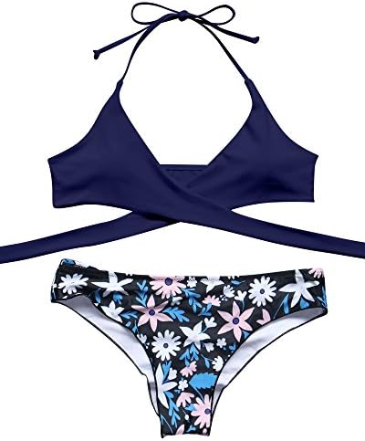 MOOSKINI Womens Padded Push-up Bikini Set Bathing Suits Two Pieces Swimsuit