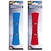 Nerf Dog Tire Stick Dog Toy with Interactive Squeaker, Lightweight, Durable and Water Resistant, 7 Inches, For Medium/Large Breeds, Two Pack, Blue and Red
