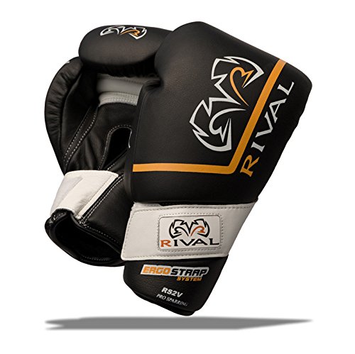 RIVAL BOXING GLOVES-RS2V (BLACK, 12oz)