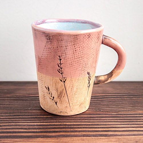 Coffee mug ceramic pottery espresso dinnerware handmade modern contemporary beige tasses