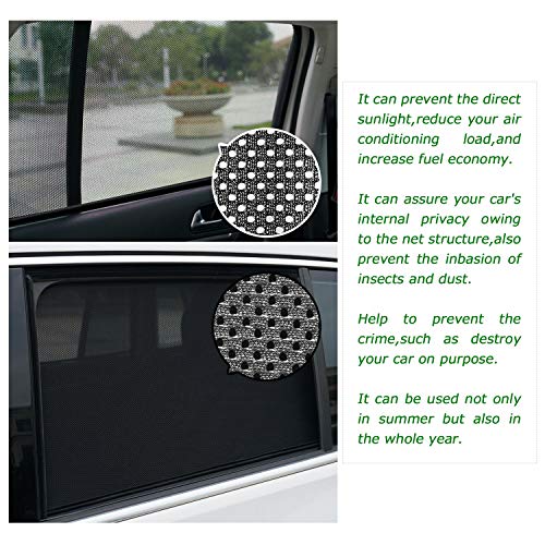LFOTPP 1PCS 2017-2019 Mazda CX-5 Car Back Rear Window Sun Shade, Sunscreen Mesh Curtain, Premium Breathable Mesh Sun Shield, Protect Baby/Pet from Sun's Glare & Harmful UV Rays