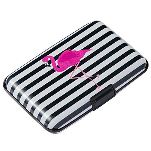 Elfish Mini RFID Aluminum Wallet Credit Cards Holder Metal ID Case for Men Women (Color 37)
