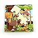GOTD Cute Cat 9-Piece Wooden Jigsaw Puzzle