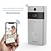 [2018 Newest] Video Doorbell,Safevant Doorbell Wireless with PIR Motion Detection,720P Doorbell Camera, Real-Time Video and Two-Way Talk,Night Vision,Phone Ring,Free APP,Only Supprt 2.4GHZ,Sliver