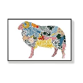 Canvas Wall Art for Living Room, Bedroom Cute Animals Framed Canvas Prints for Home Decoration Ready to Hang - 16x24 inches