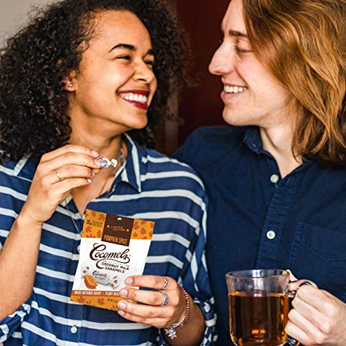 image for Cocomels Pumpkin Spice Coconut Milk Caramels, Snack Sized Pack, Organi