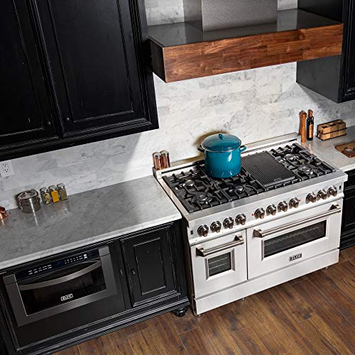 ZLINE 24" 1.2 cu. ft. Microwave Drawer in Black Stainless Steel