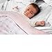 JOIE BEAN Fleece Baby Blanket for Girls | Soft and Fuzzy Minky Baby Blanket for Infant, Newborn | Warm Crib Blanket with Teddy Bear Pattern | Blanket for Baby Girl (Pink)