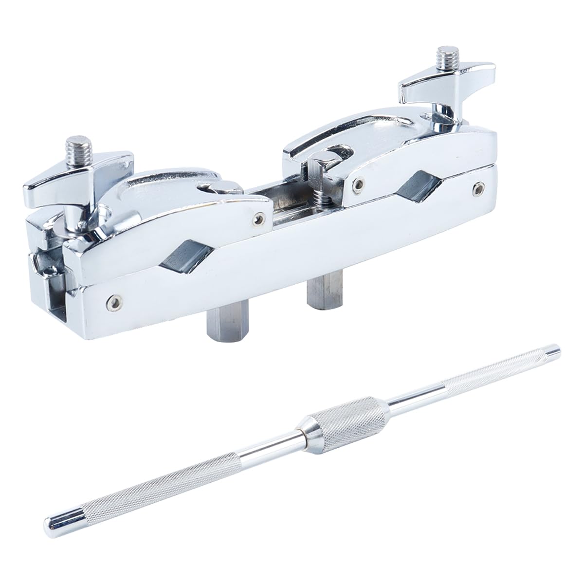 Nicear Drum clamp Pipa accessories Gong clamp Two-way extension rack Drumstick parts and accessories