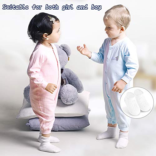 5 Pack Baby Girls Boy kids white Cotton Socks Mesh Breathable No Show Ankle Sock ... - //medicalbooks.filipinodoctors.org