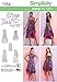 Simplicity 1164 Women's Double Layer Wrap Dress and Skirt Sewing Pattern, Sizes XS-XL