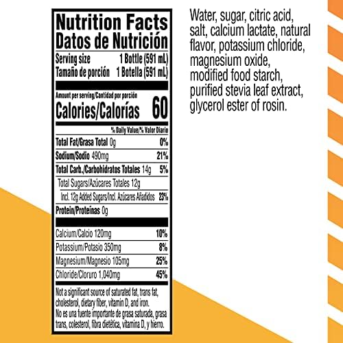 GATORLYTE RAPID REHYDRATION ELECTROLYTE BEVERAGE, CHERRY LIME, 20 OZ BOTTLES (PACK OF 12)