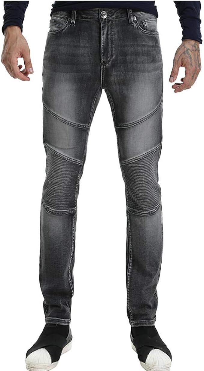 grey biker pants