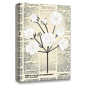 Flower On The Newspaper Home Artwork for Living Room Bedroom