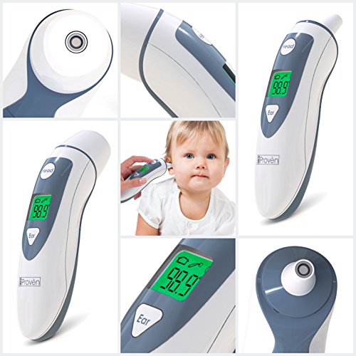 Medical Ear Thermometer with Forehead Function - iProven DMT-489 - Upgraded Infrared Lens Technology for Better Accuracy new