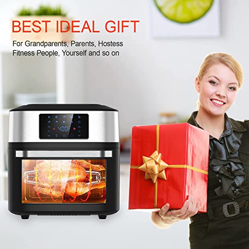 10in1 Air Fryer Oven, 20 Quart Airfryer Toaster Oven Combo, 1800W