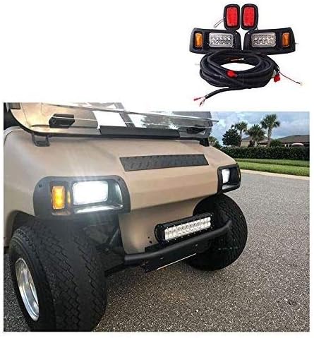 Amazon Com Huskey Club Car Led Light Kit Adjustable Led Headlights Led Taillights Ds Golf Cart 93 Sports Outdoors
