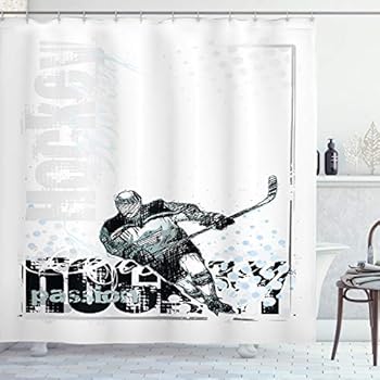 Amazon Com Ambesonne Hockey Shower Curtain Professional