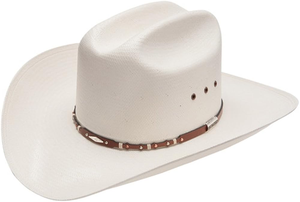 Stetson Royal Flush Straw HatNatural7_34 Amazon.co.uk Clothing