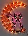 Impact Innovations Halloween Lighted Ornamental Silhouette 14x17 - Cat on Moon