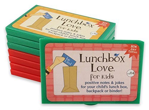 Lunchbox Love Notes for Kids with all JOKES by Say Please. 96 positive lunch notes & fun jokes for your child's school lunchbox, backpack, or binder.