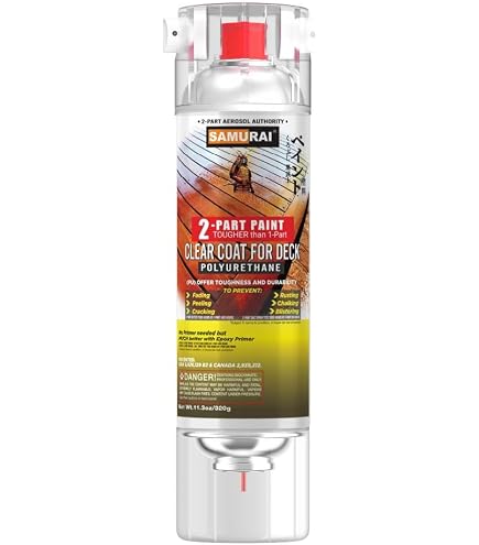 SAMURAI 2-Part Polyurethane Superbike Clear Coat Spray Paint