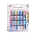 PandaHall Elite 24 Boxes of About 24000 Pcs 12/0 Multicolor Beading Glass Seed Beads 24 Colors Plated Lined Round Pony Bead Mini Spacer Beads Diameter 2mm with Container Box for Jewelry Making