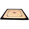 Kalindri Sports Carrom Board with Free Coins and Striker (20" ﾃ20" with 1.5" ﾃ1.25" Frame 4 mm Ply)