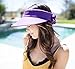 Lullaby Womens Summer Packable UV Protective Wide Brim UPF 50+ Sun Visor Hat