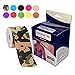 Kinesiology Theraeputic Tape Physio for Athletic Sports Recovery Pain Relieve Strong Adhesion Waterproof Original Cotton Uncut 2 Inch x 16.4 Feet (Camouflage)