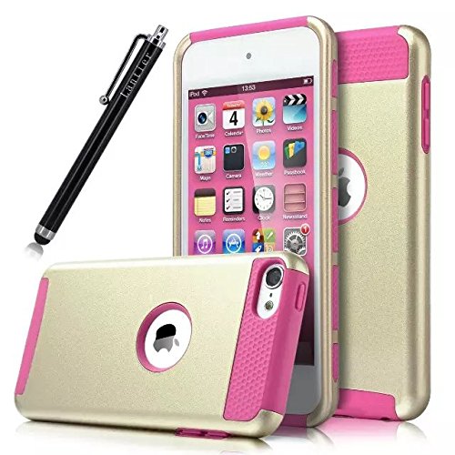 Ipod touch 6 case, ipod touch 5 case,lantier 2 in 1 2 pieces styl…