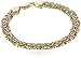 14k Yellow Gold Byzantine Chain Bracelet, 7.5