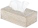 KOUBOO 1030061 Laguna Tissue Box Cover, 24.13 x 14.605 x 8.2550000000000008 cm, White Wash