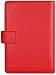 SimpacX Leather Passport Holder Wallet Cover Case Travel Wallet RFID Blocking 12 Contract Colors (Red)
