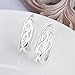 925 Steling Silver Dangle Drop Earrings for Women, Steling Silver Hypoallergenic Dangle Drop Earrings 925 Silver Dangle Drop Earrings for Lady Girls Gift
