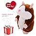 Talking Pet Hamster Electronic Animal Plush Toy - Mimics and Repeats After Words & Sounds - Special Gift for Kids Ages 4 - 100, Boys and Girls, Birthdays, Christmas by Neverland(Brown)