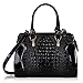 Hynes Victory Crocodile Pattern Top Handle Handbags