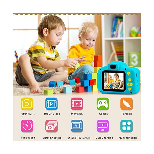 PROGRACE-Kids-Camera-Children-Digital-Cameras-for-Boys-Girls-Birthday-Toy-Gifts-4-12-Year-Old-Kid-Action-Camera-Toddler-Video-Recorder-1080P-IPS-2-Inch PROGRACE Kids Camera Boys & Girls Toys - Children Digital Camera for Kids Age 3 4 5 6 7 8 9 10 Year Old Birthday Boys…