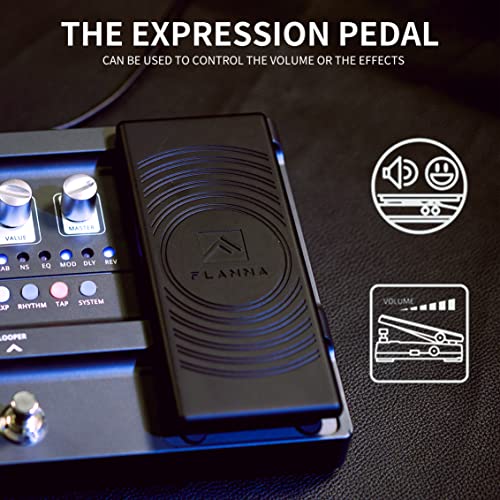 FLAMMA FX100 Guitar Pedal Multieffects Processor with Looper Amp