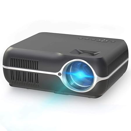 ZKKAW Proyector casero, proyector de 1280 * 800 HD, teléfono ...