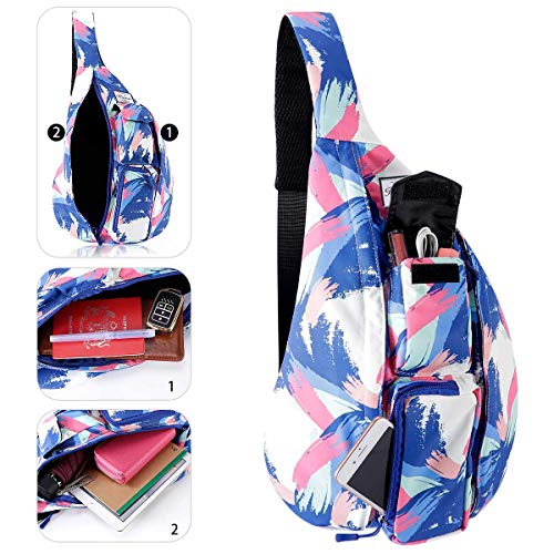 KAMO Sling Backpack - Rope Bag Crossbody Backpack Travel Multipurpose Daypacks for Men Women Lady Girl Teens - Thumbnail 3