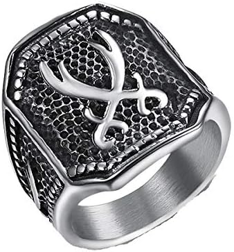 Men Stainless Steel Muslim Zulfiqar Sword of Imam Ali Ring Islam Punk Rings